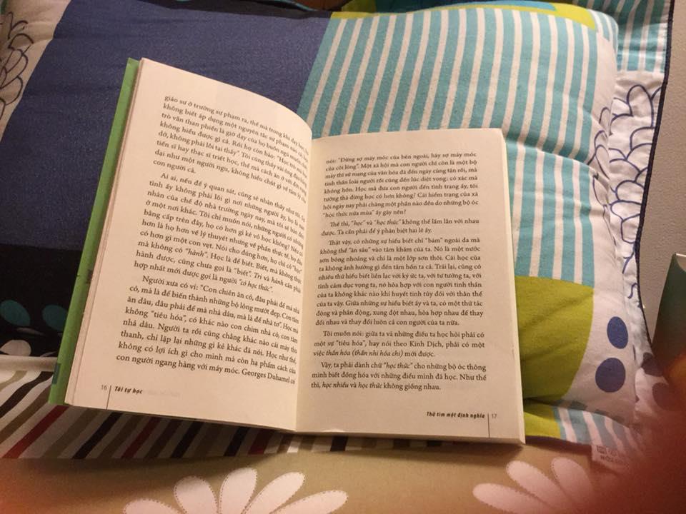 đọc sách trươc khi ngủ