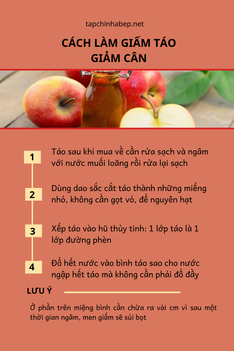 cách làm giấm táo