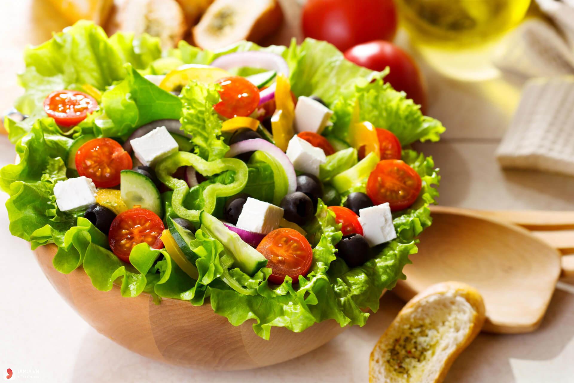 cách làm salad dầu giấm