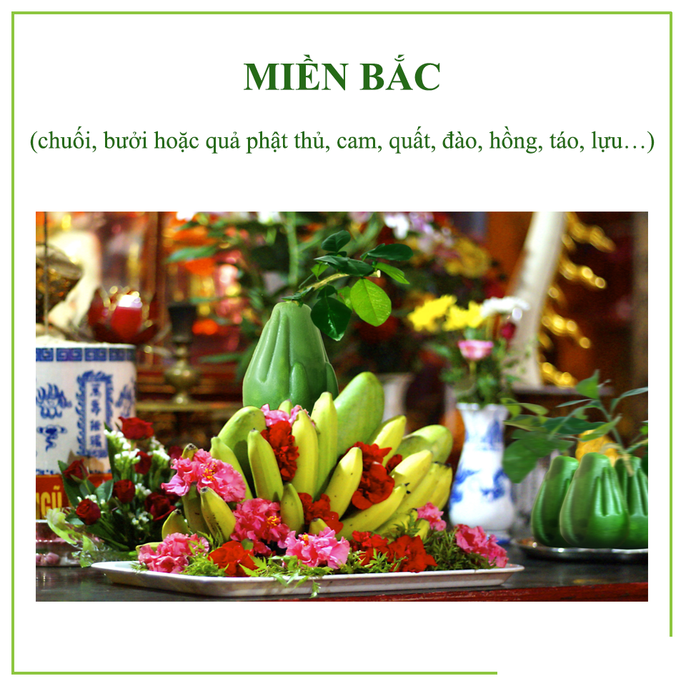 Cách chưng mâm ngũ quả ngày Tết