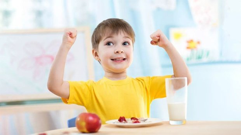 Sữa chu giúp ăng cường khả năng miễn dịch cho bé