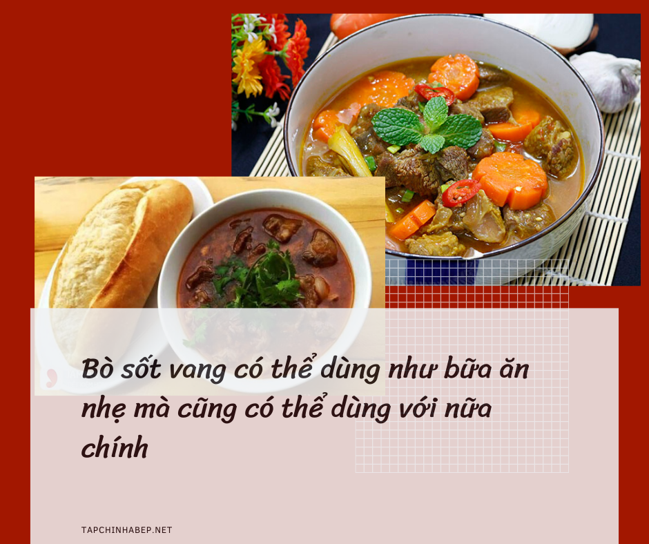 Cách nấu bò sốt vang