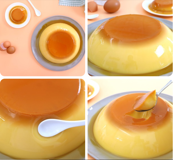 cách làm pudding trứng gelatin